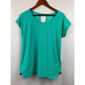 Tuff Athletics Womens Teal Performance Tee S